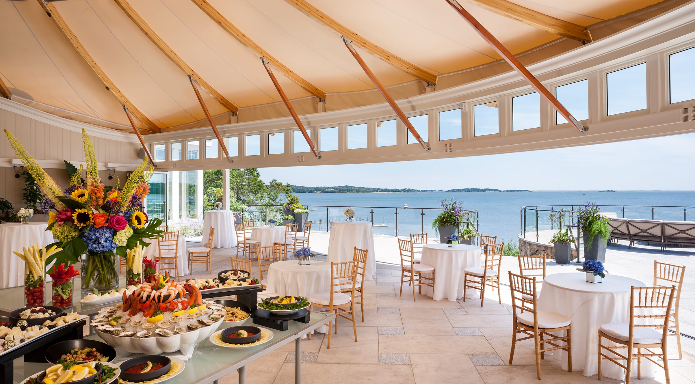 Waterview buffet dining at Cape Cod resort restaurant