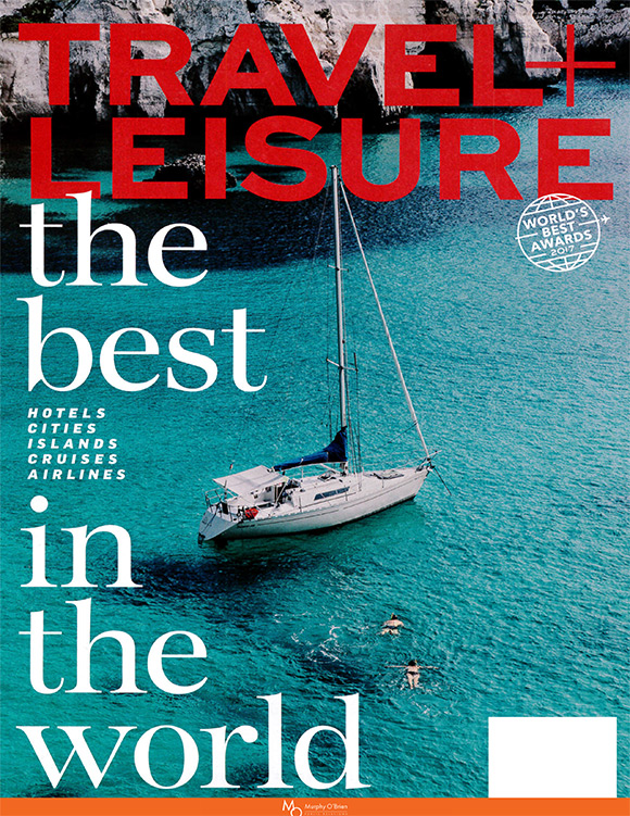 Travel + Leisure August 2017 cover