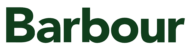 Barbour logo in bold dark green font on a transparent background.