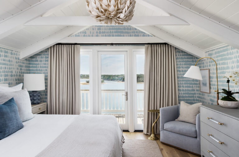 Specialty cottage that blends sophisticated Cape Cod charm with nautical colors.