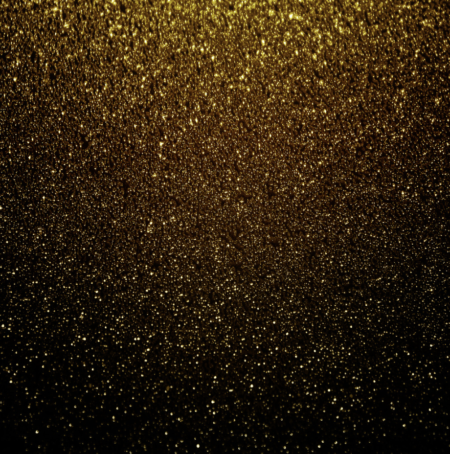 Gold glitter background.