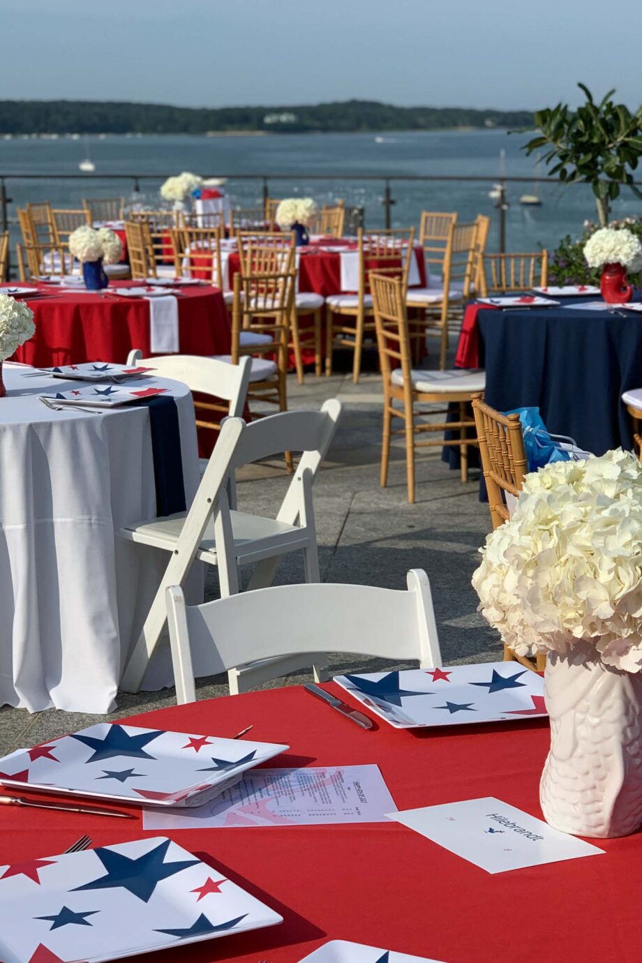 Fourth of july tables.