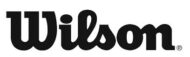 The image shows the Wilson logo in bold, black letters on a white background, reminiscent of the classic style at Wequassett resort.
